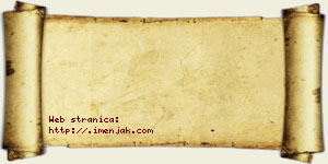 Nada Raković vizit kartica